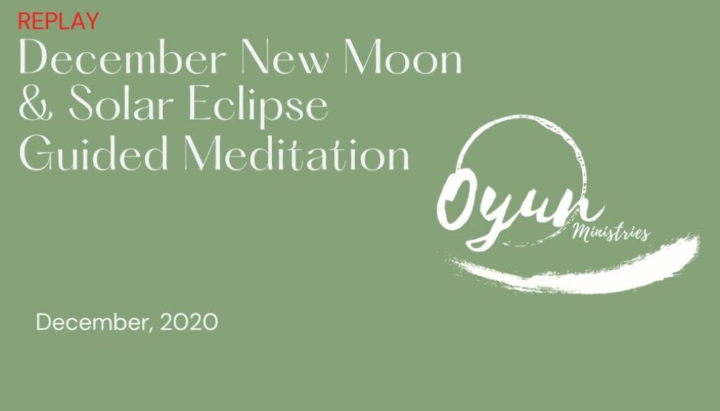 Dec New Moon Meditation
