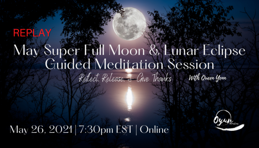 May Full Moon Meditation Image