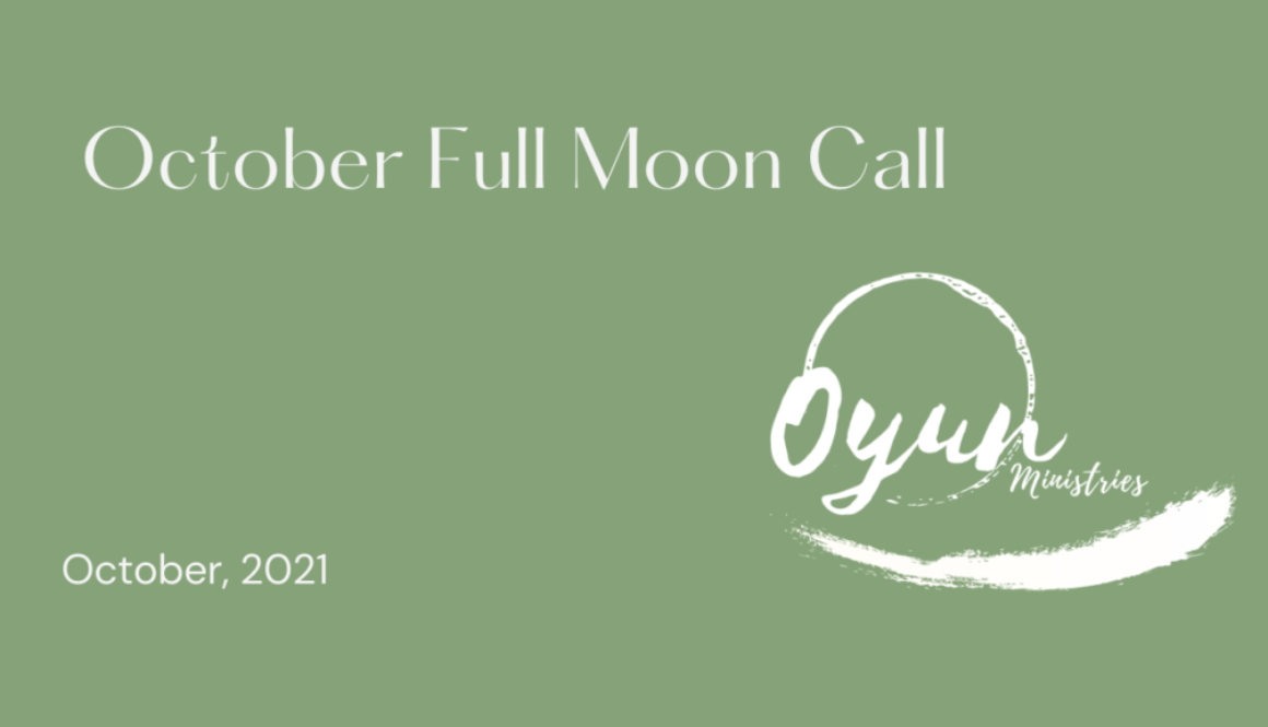 October Full Moon Call
