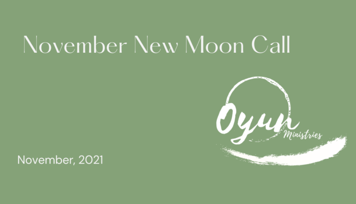 November New Moon Call
