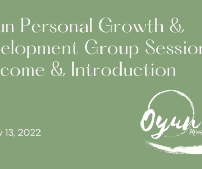Personal Development Group Intro