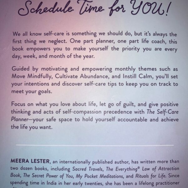 The Self-Care Planner