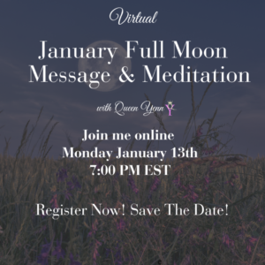 January Full Moon Message & Meditation (January 13, 2025)