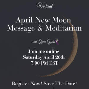 April New Moon Message & Meditation (April 26, 2025)