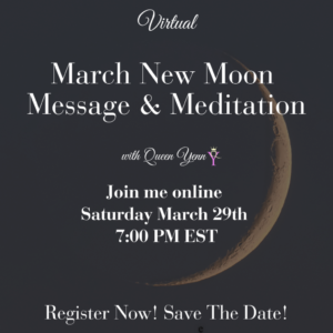 March New Moon Message & Meditation (March 29, 2025)